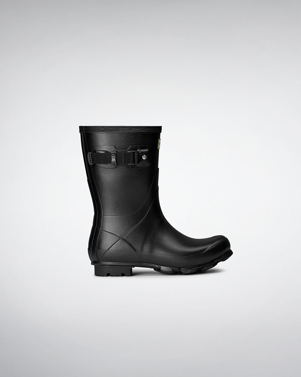Hunter Norris Field For Women - Short Rain Boots Black | India XHNAW4620